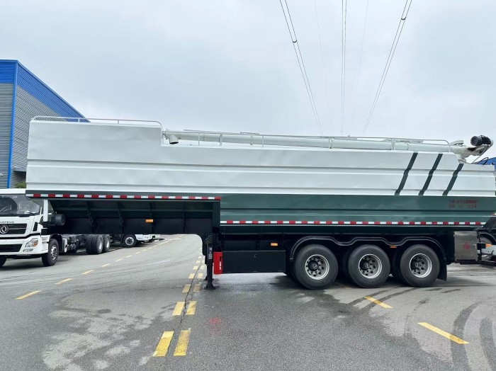 bulk feed grain tailer