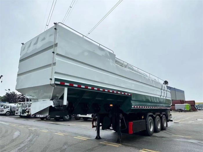 bulk feed grain tailer