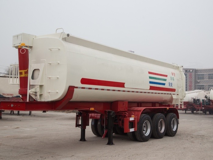 end dump truck semi trailer