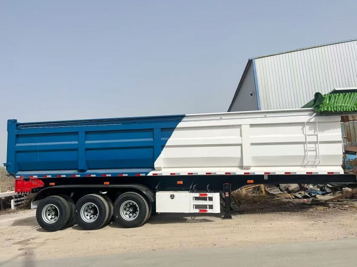3 axles semi trailer