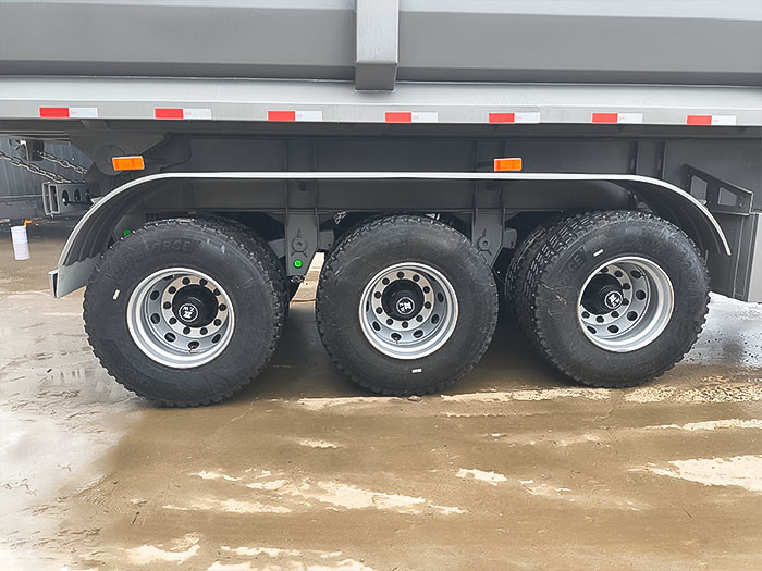 3 axle semi trailer