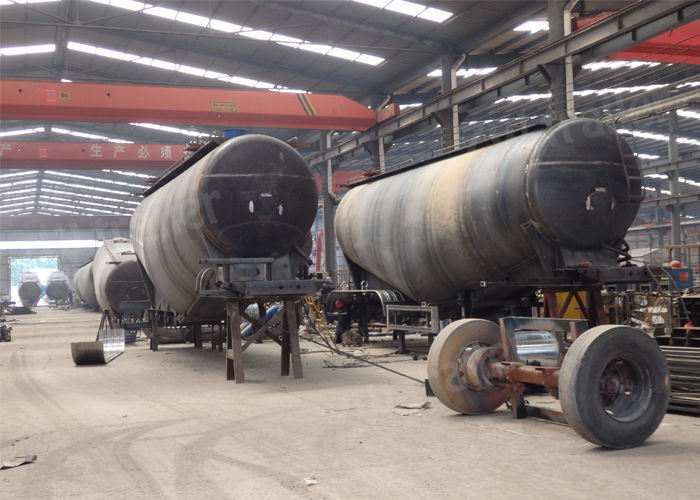 3 axle bulk cement semi trailer
