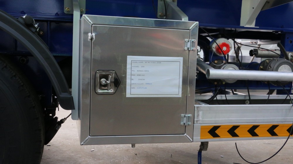 000 Liters Aluminum Fuel Tank Semi Trailer
