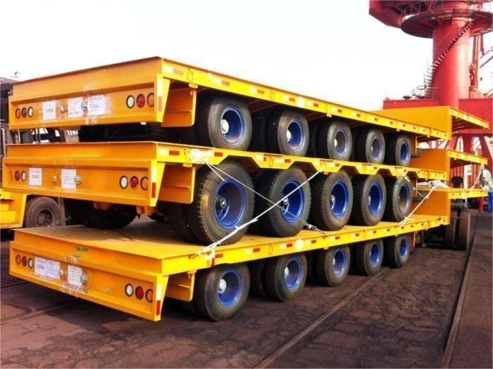 extendable low bed trailer