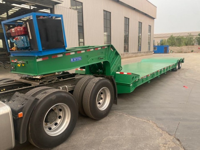 hydraulic goose neck low bed semi trailer hydraulic goose neck low bed semi trailer