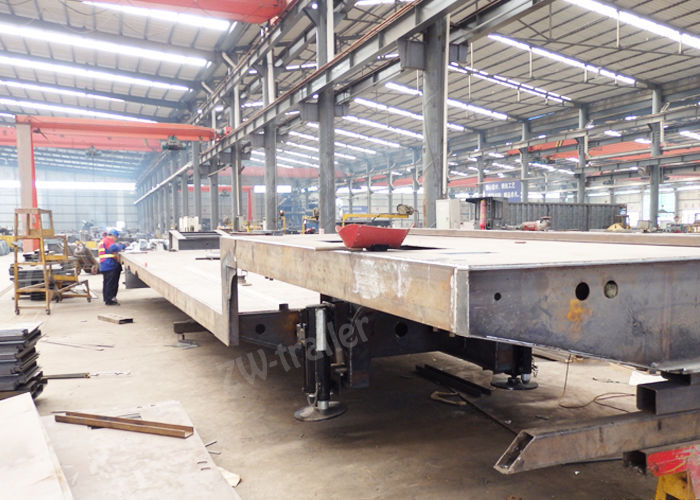 3 axle low bed trailer