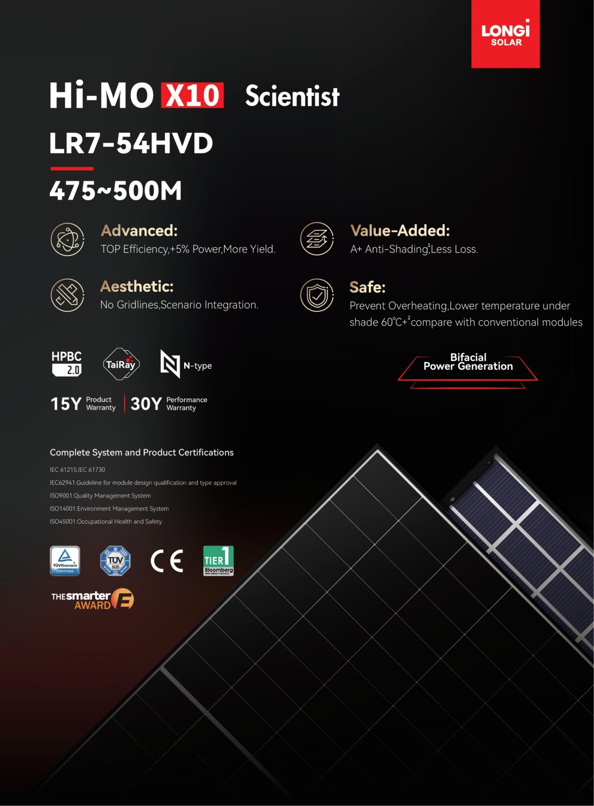 Hi-MO X10 Scientist LR7-54HVD 475~500M (2) Hi-MO X10 Scientist LR7-54HVD 475~500M
