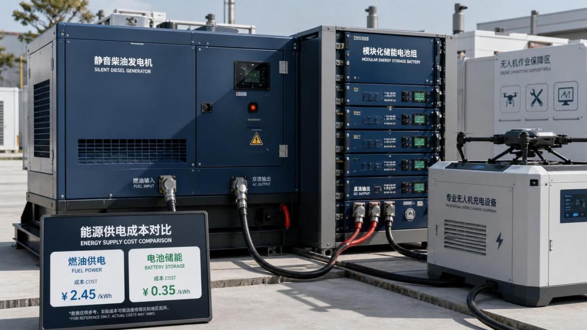 UAV Generator Cost Analysis: Comparing Fuel, Maintenance, and Battery Replacement