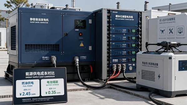 UAV Generator Cost Analysis: Comparing Fuel, Maintenance, and Battery Replacement