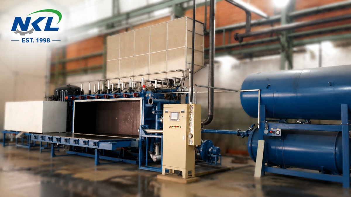 02-02W-2 Máquina de Moldagem de Blocos PSB400/DZ com Vácuo
