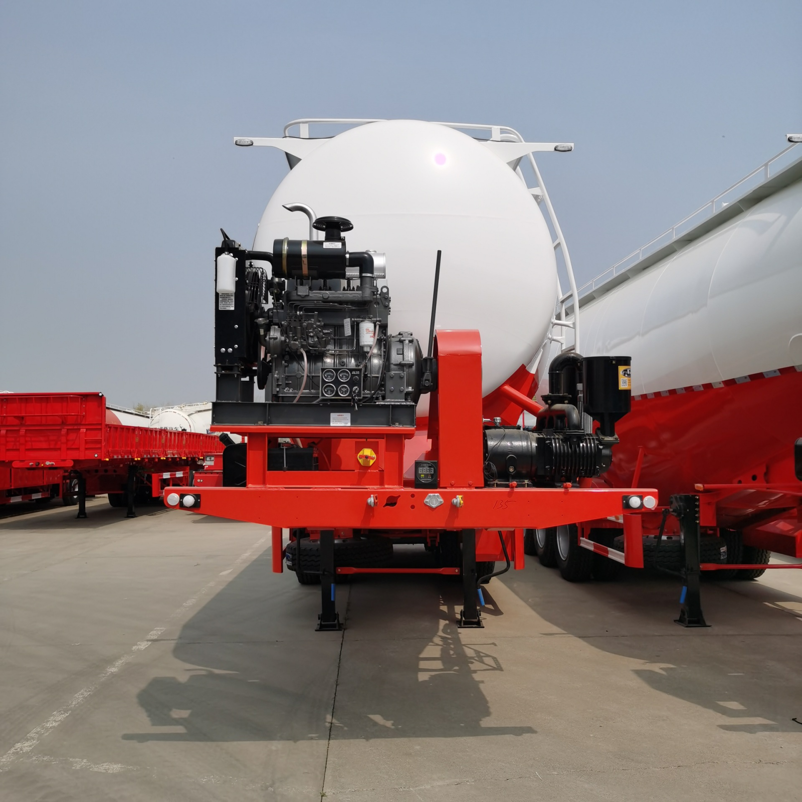 3 Axle Bulk Cement Tanker Trailer