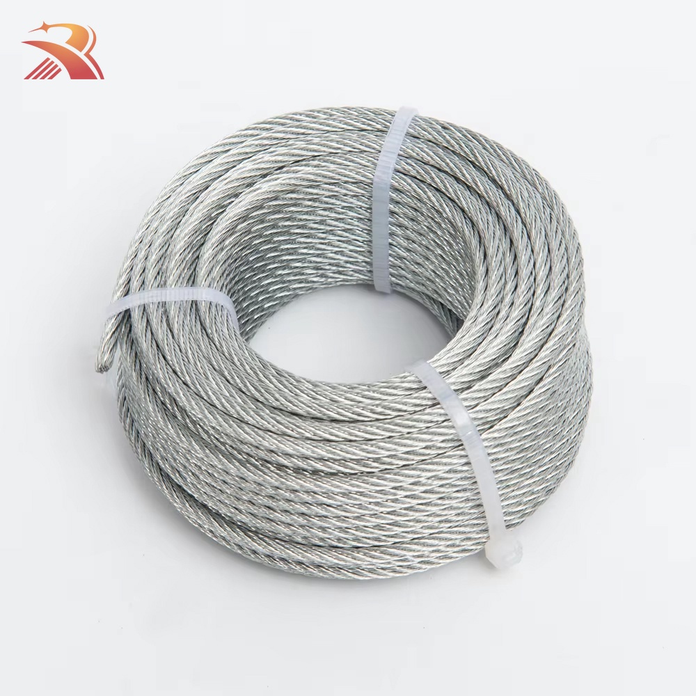 Rope Wire 11mm 12mm 13mm 14mm Steel Cable Rope 6x12+7FC Galvanized Steel Wire Rope