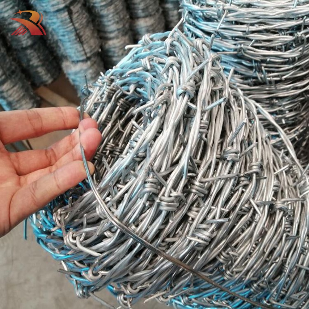 Wholesale Hot Dip Galvanized Iron Barbed Wire Mesh for Farm and Highway High Quality Barbed Wire
