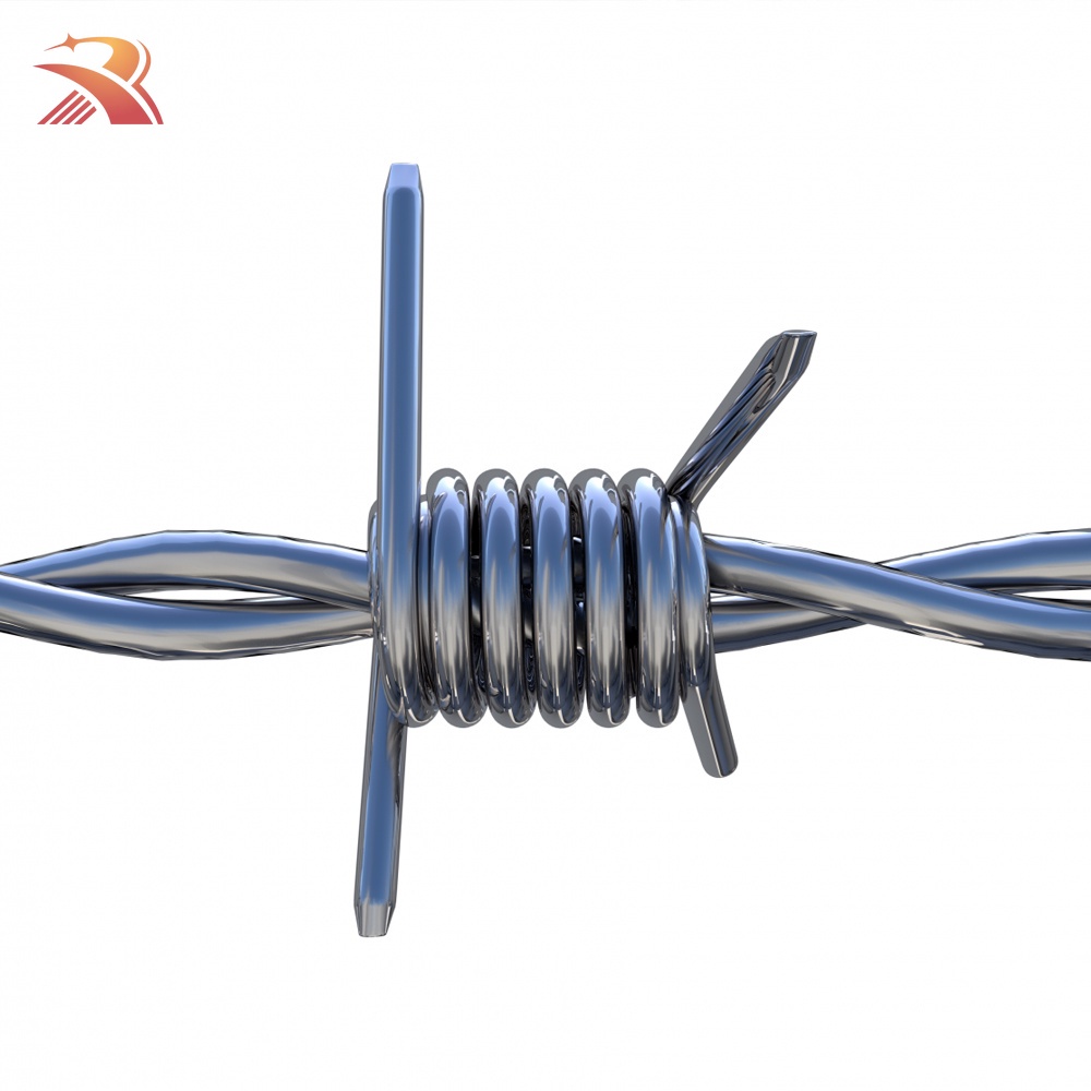 Wholesale Hot Dip Galvanized Iron Barbed Wire Mesh for Farm and Highway High Quality Barbed Wire