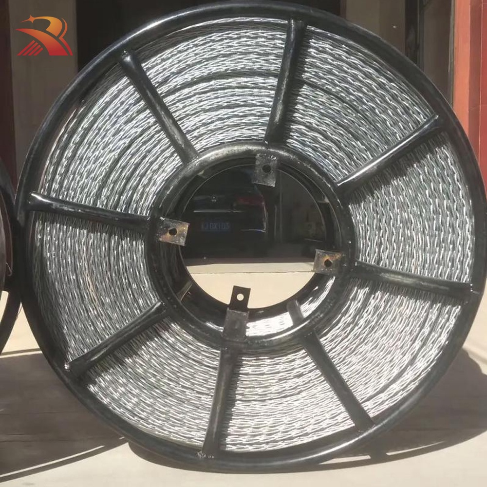Manufacturer High Quality Q195 Q235 Galvanized Steel Wire Rope