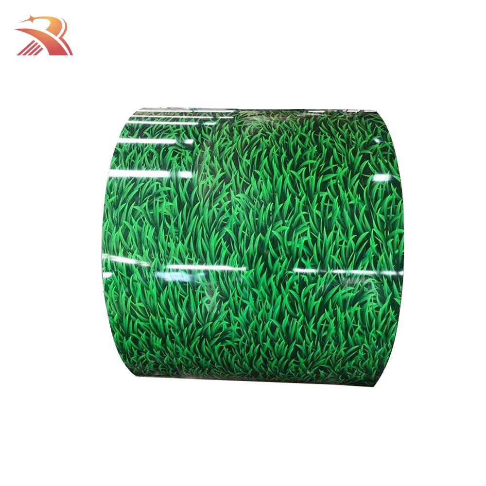 Printed color coated roll
