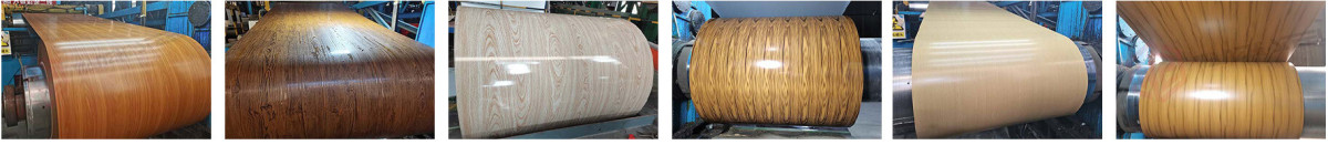 Wooden PPGI Steel Coil