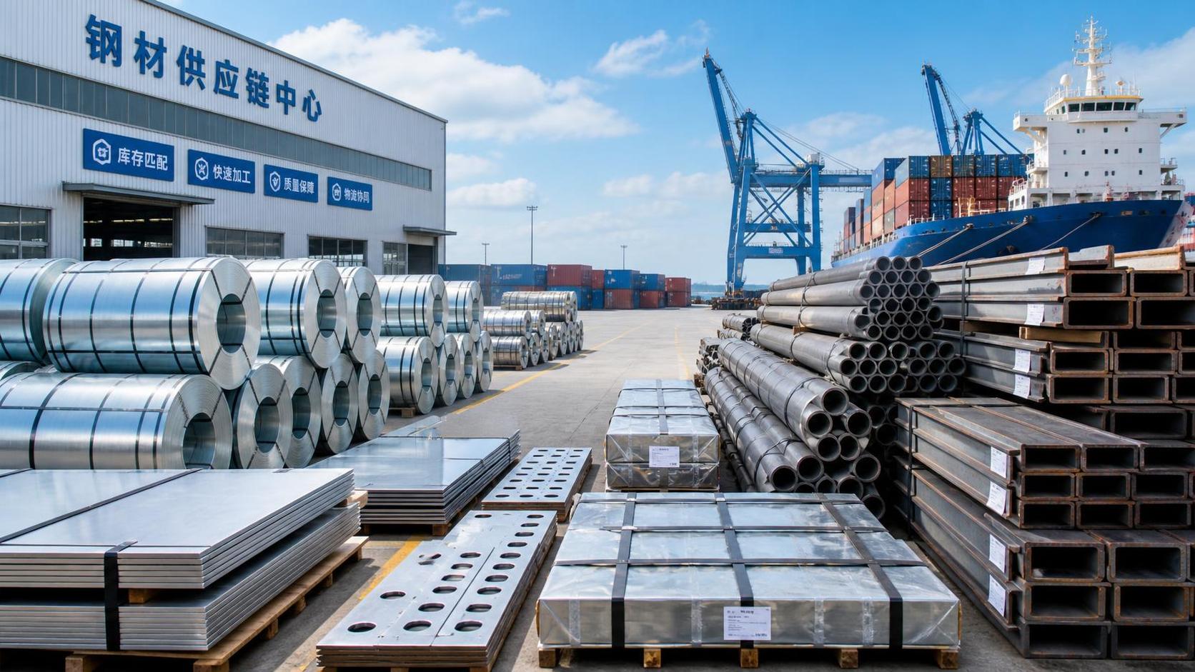 How steel supply chain services reduce lead time for urgent orders