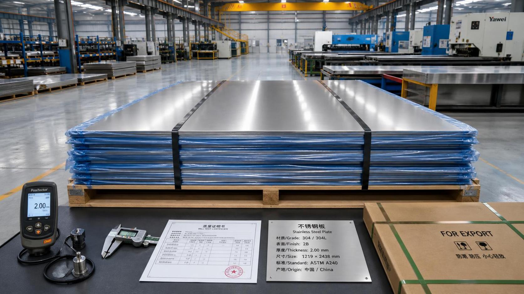 What buyers should confirm before ordering stainless steel plate