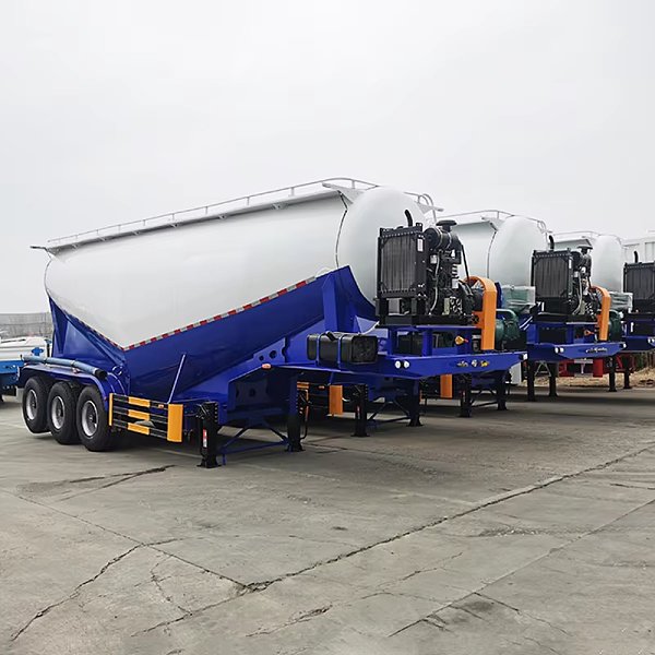 W Shape 60CBM Bulk Cement Tanker