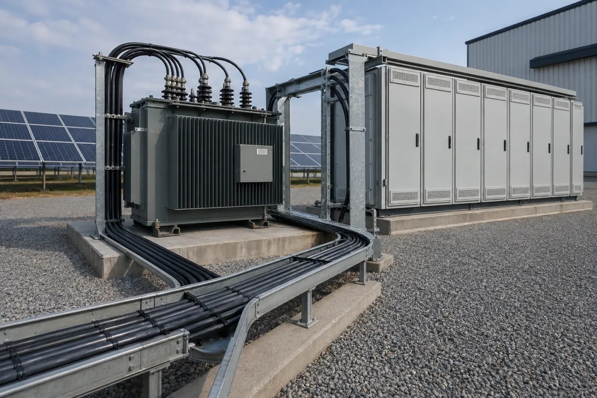 Why a Solar Project Is More Than Panels: Cables, Transformers and Switchgear Explained
