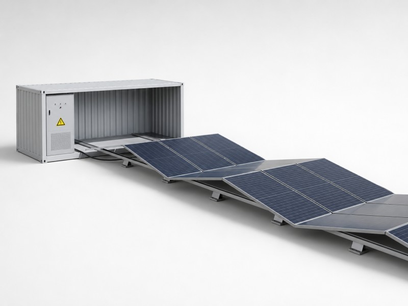 Foldable photovoltaic power generation cabin