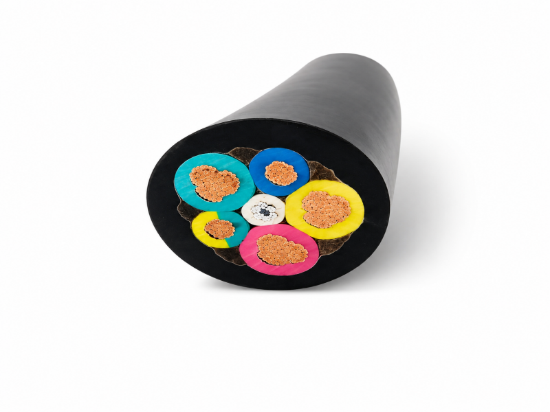 Rubber-sheathed Cables
