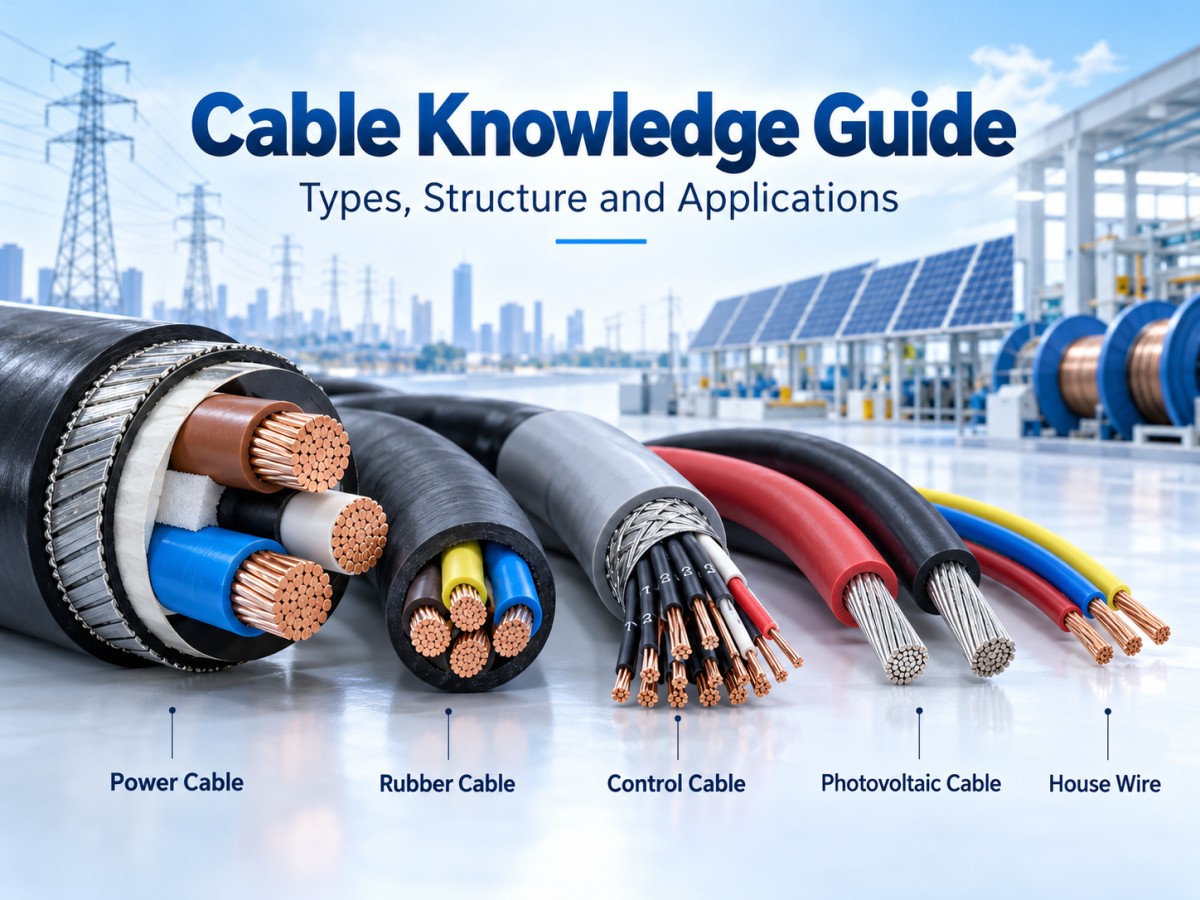 Cable Knowledge Guide: Types, Structure, Applications and How to Choose the Right Cable