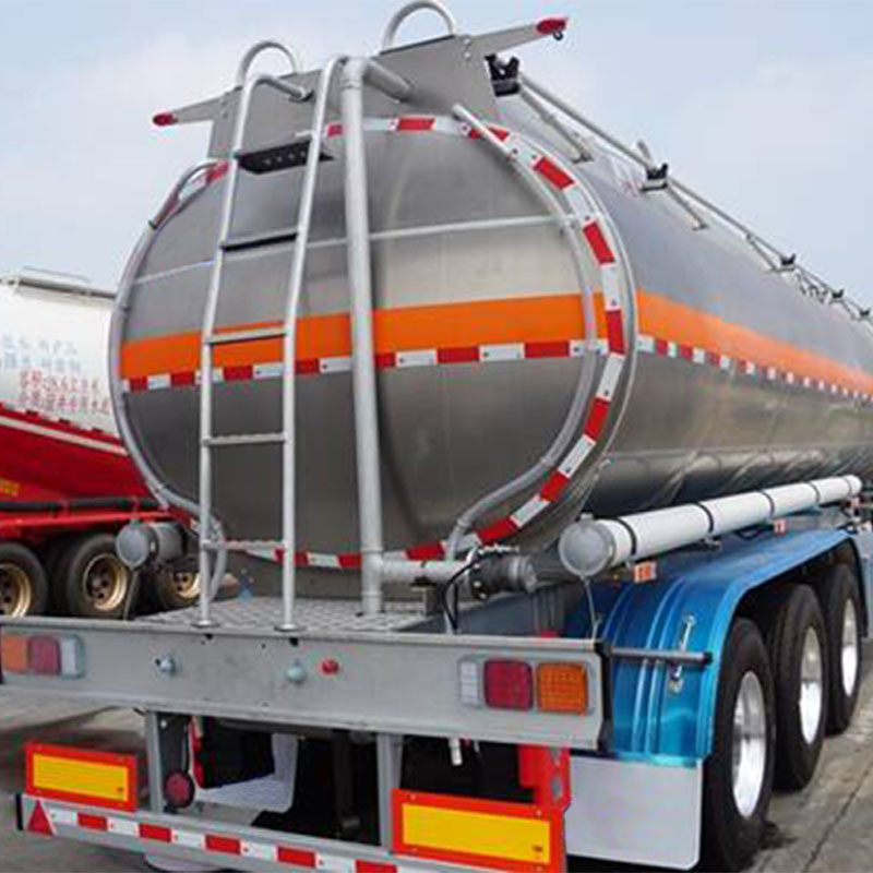 Tri Axle 42000 Liters Aluminum Fuel Tanker Trailer