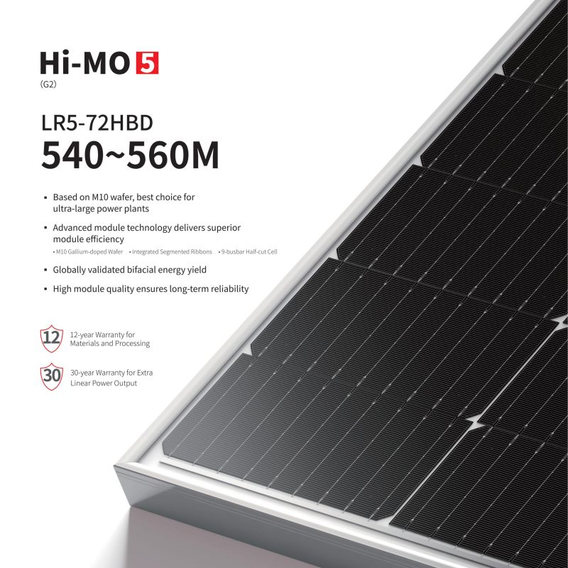 Hi-MO 5 LR5-72HBD 540~560M