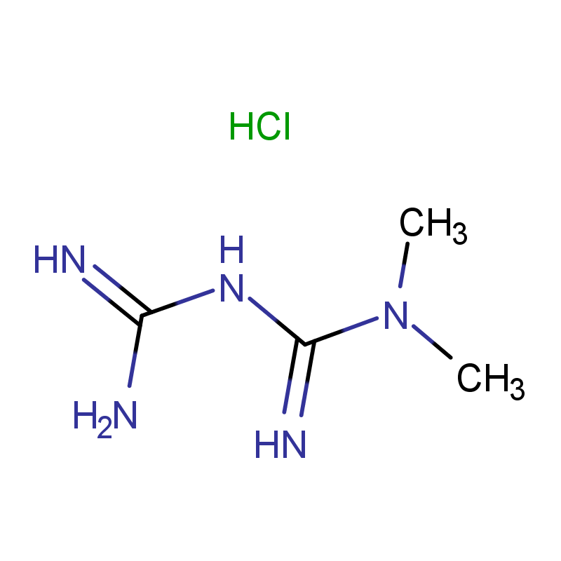 Metformin hydrochloride CAS#1115-70-4