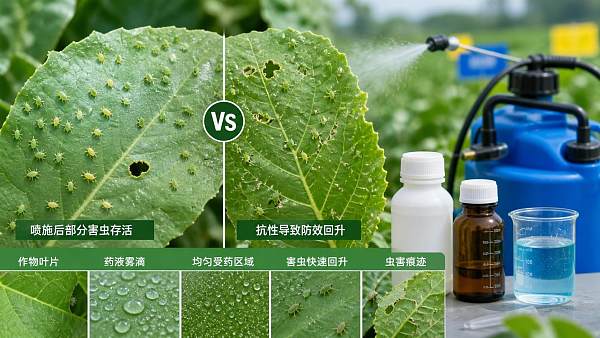 How to tell whether insecticides resistance is causing control failure