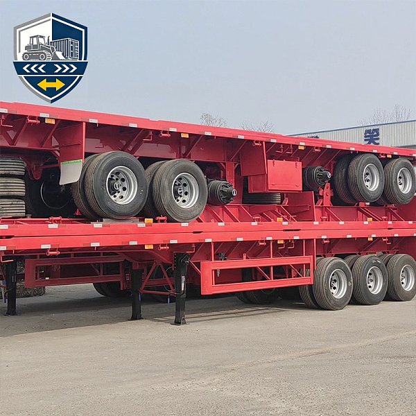 70 Ton 4 Axle Flatbed Trailer