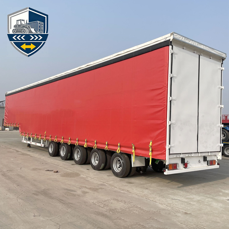 3 Axle Side Curtain Semi Trailer