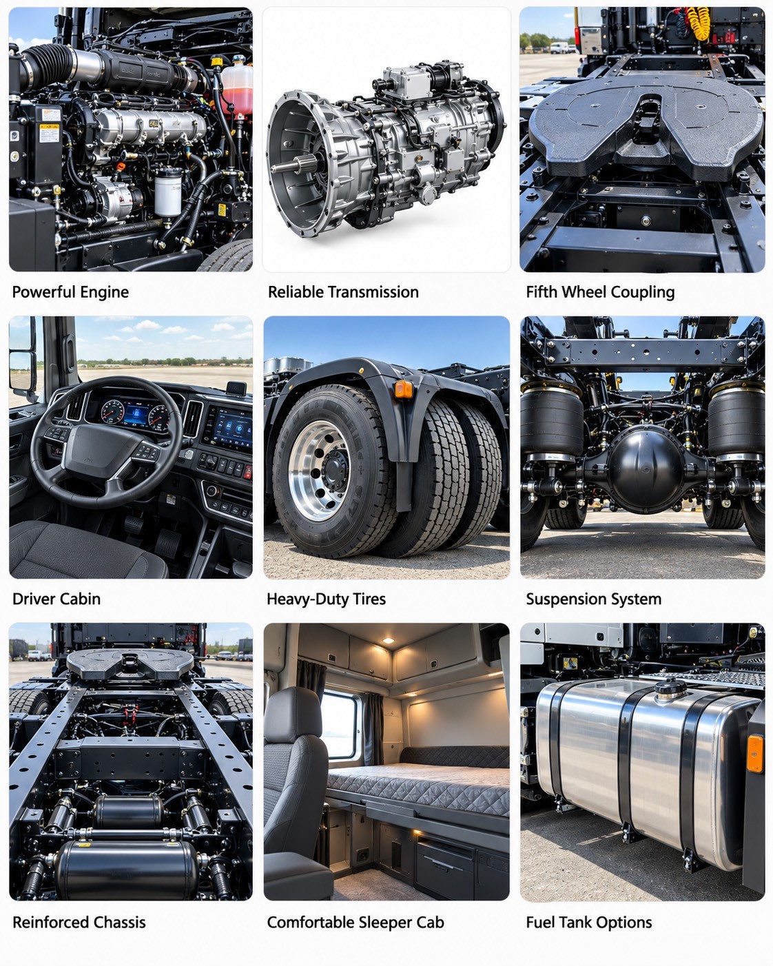 01 Shacman X5000 6x4 550HP Tractor Head Truck