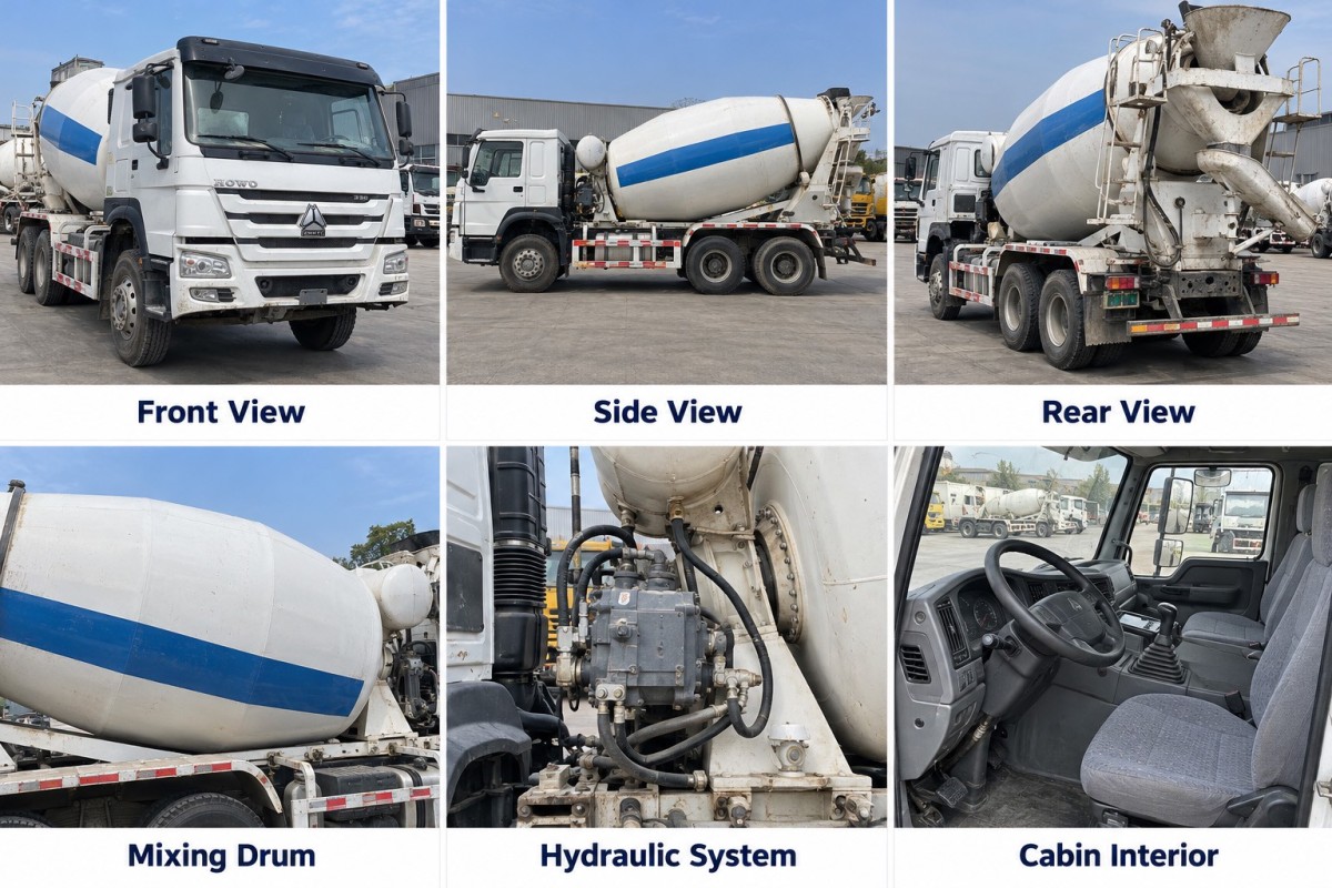 03 Shacman 8x4 Cement Mixer Truck
