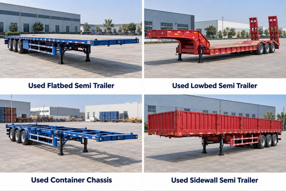 02 3 Axles 40-50t Side Tipper Semi-Trailer