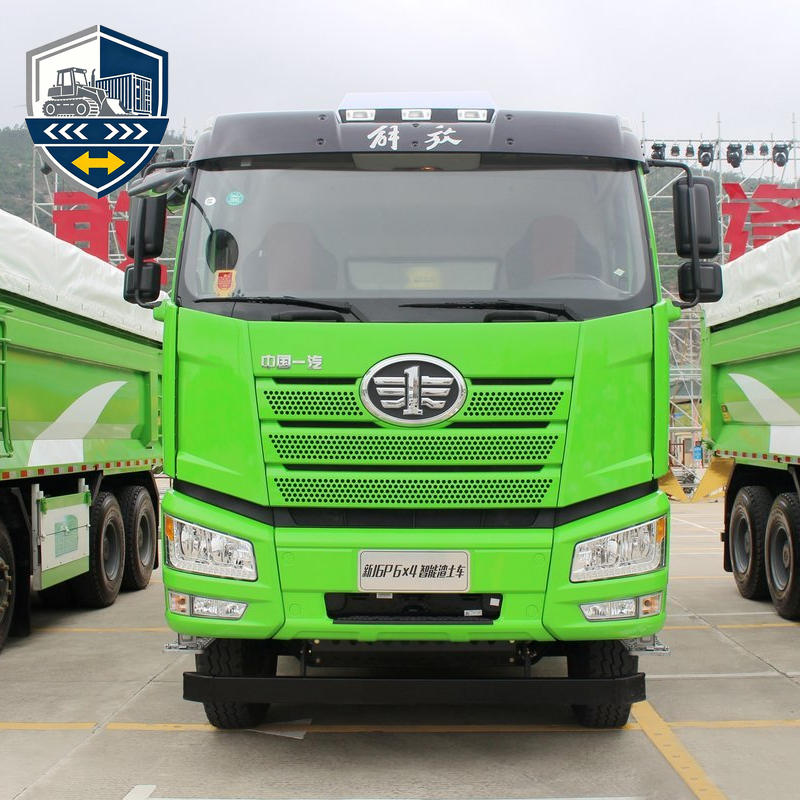 شاحنة قلابة مستعملة 6x4 من FAW J6P بقوة 390 حصانًا