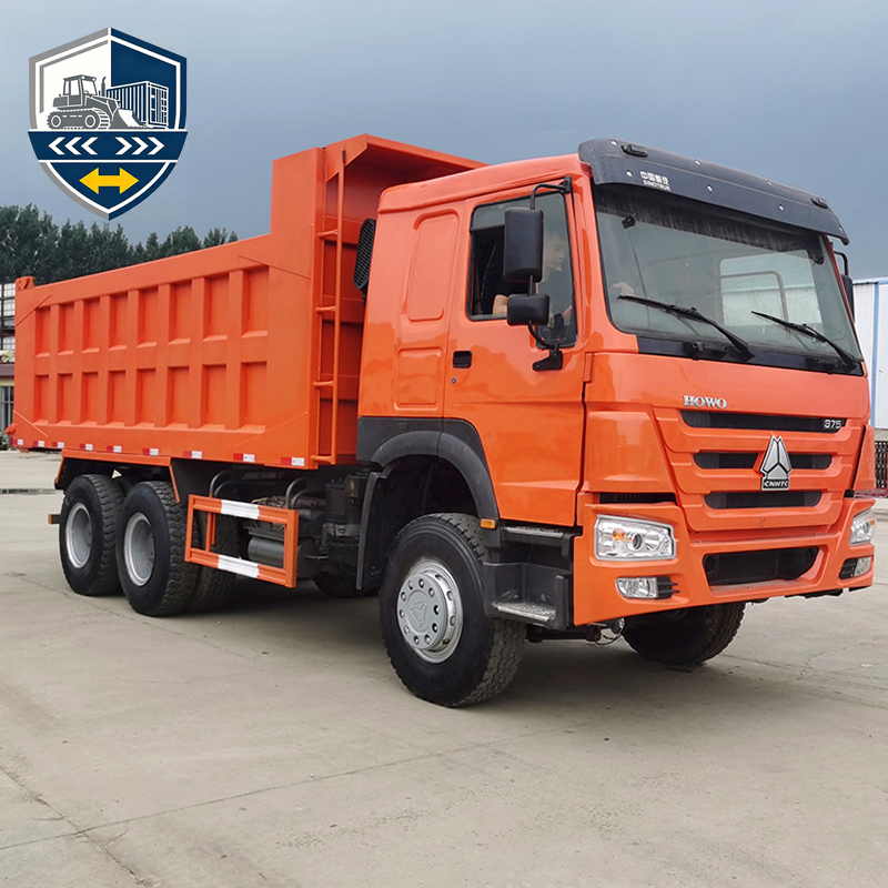 شاحنة قلابة Sinotruk Howo ذات 10 عجلات بقوة 375HP ودفع 6x4 وحمولة 30 Ton