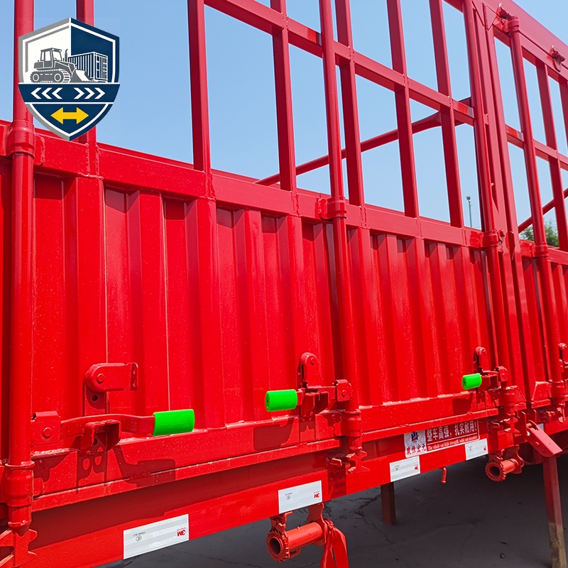 مقطورة نصفية سياجية لنقل البضائع بقدرة 60 طنًا