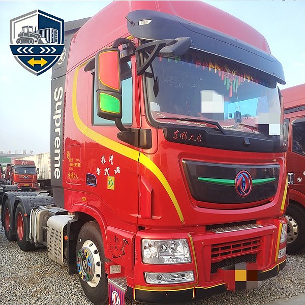 شاحنة جر Dongfeng KL 6x4 بقوة 465 حصانًا، بسعر تنافسي، بمقود يسار ومعيار انبعاثات Euro 2