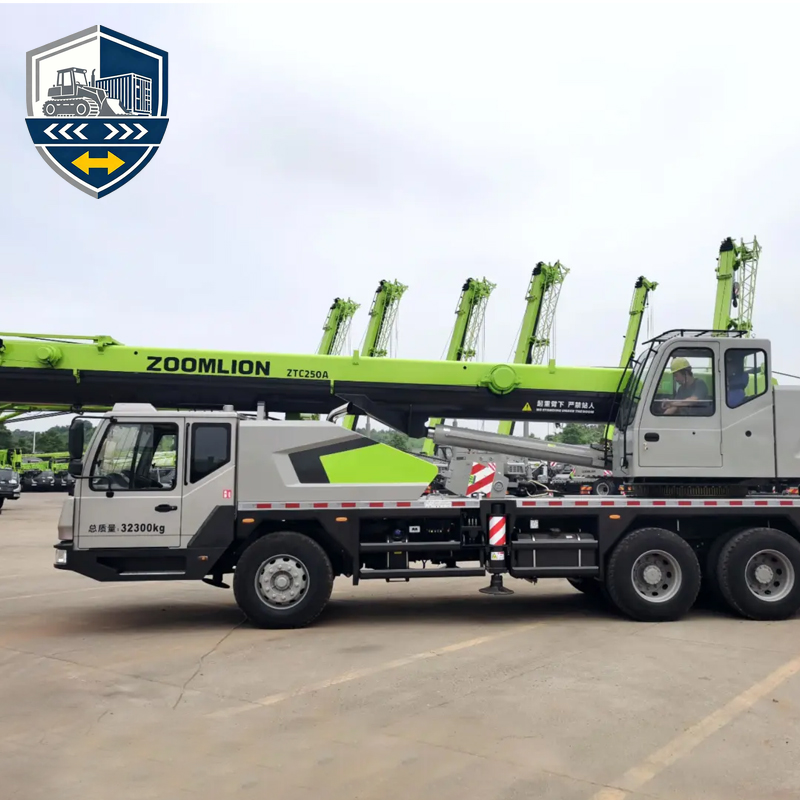 Zoomlion رافعة شاحنات ثقيلة ZTC250A بسعة 25 ton