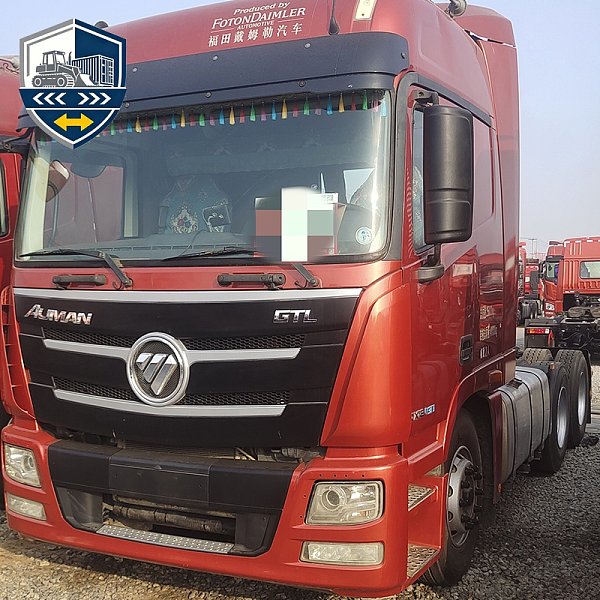 شاحنات جر المقطورات Foton Auman Gtl 6x4 بقدرة 430 حصان