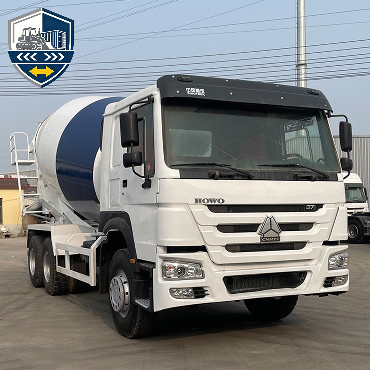 تصدير شاحنة خلط الخرسانة Sinotruk Howo 371 6x4