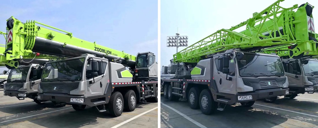 رافعة شاحنات ثقيلة Zoomlion ZTC550V بقدرة 50 طن
