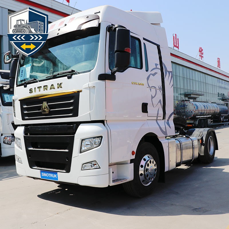 رأس شاحنة جرار Howo T7H 4x2 بقوة 440 حصان ومعيار Euro 5