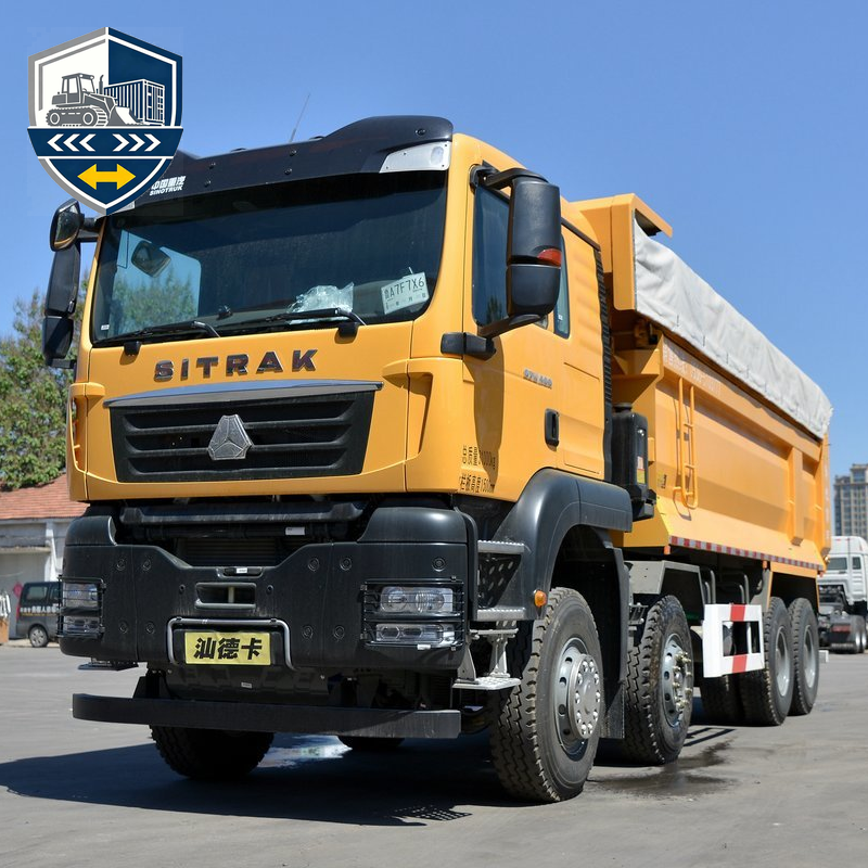 Sinotruk Sitrak G7W 400HP 8x4 camion-benne de 6,8 m
