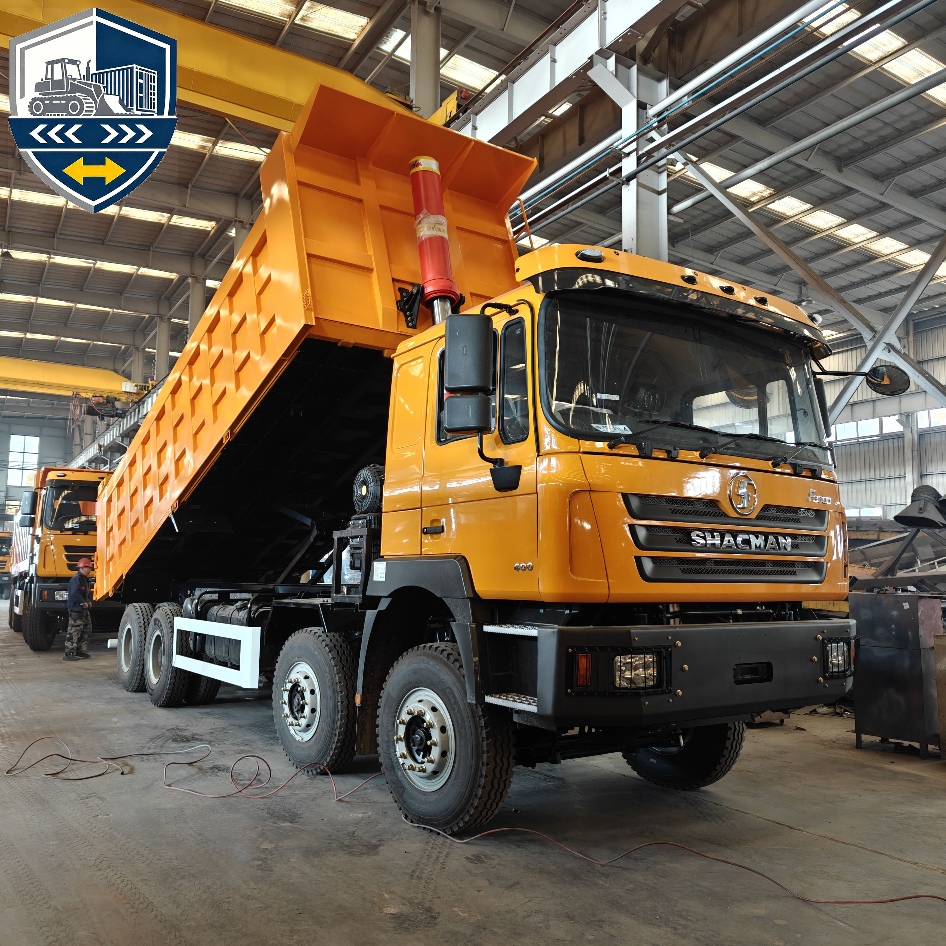 Camion-benne Shacman F3000 8x4 de Chine