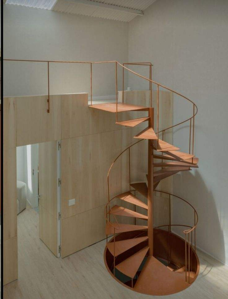 Spiral staircase, fashionable and avant-garde spiral staircase, transitional spiral staircase