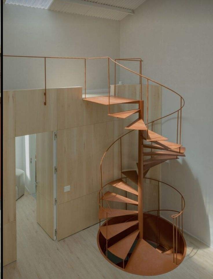 Spiral staircase, fashionable and avant-garde spiral staircase, transitional spiral staircase